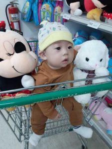 国際結婚で誕生した赤ちゃんです！