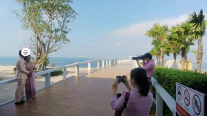 タイ女性Pちゃん結婚式　記念撮影