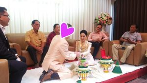 タイ東北で国際結婚　結婚式の様子