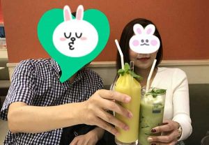 東京都50代様 タイ女性Pさんとデート＆婚約
